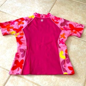 Lands End Swim Rashguard for Girls-Size M / 10-12
